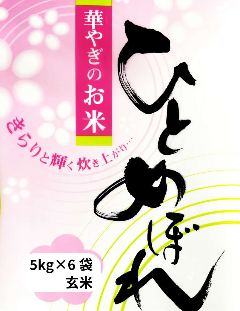 【新米】【令和6年産】山形産ひとめぼれ・30kg玄米